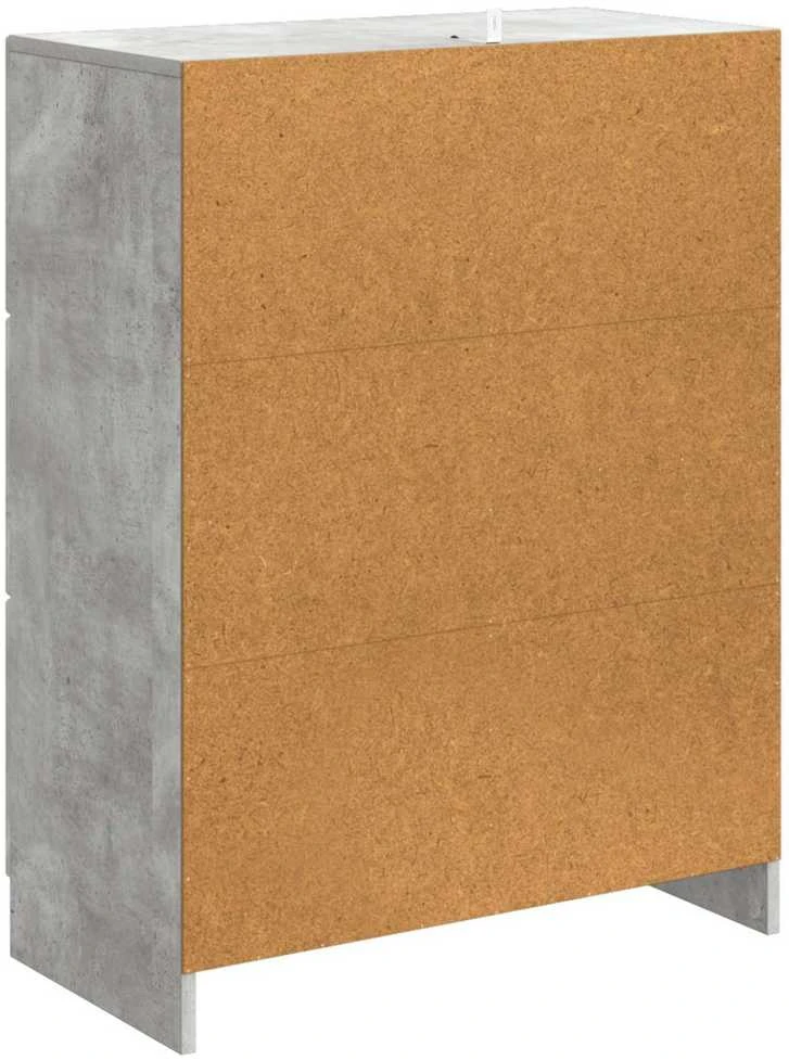 Kabalas Betono pilka 66 x 34,5 x 87 cm Apdirbta mediena