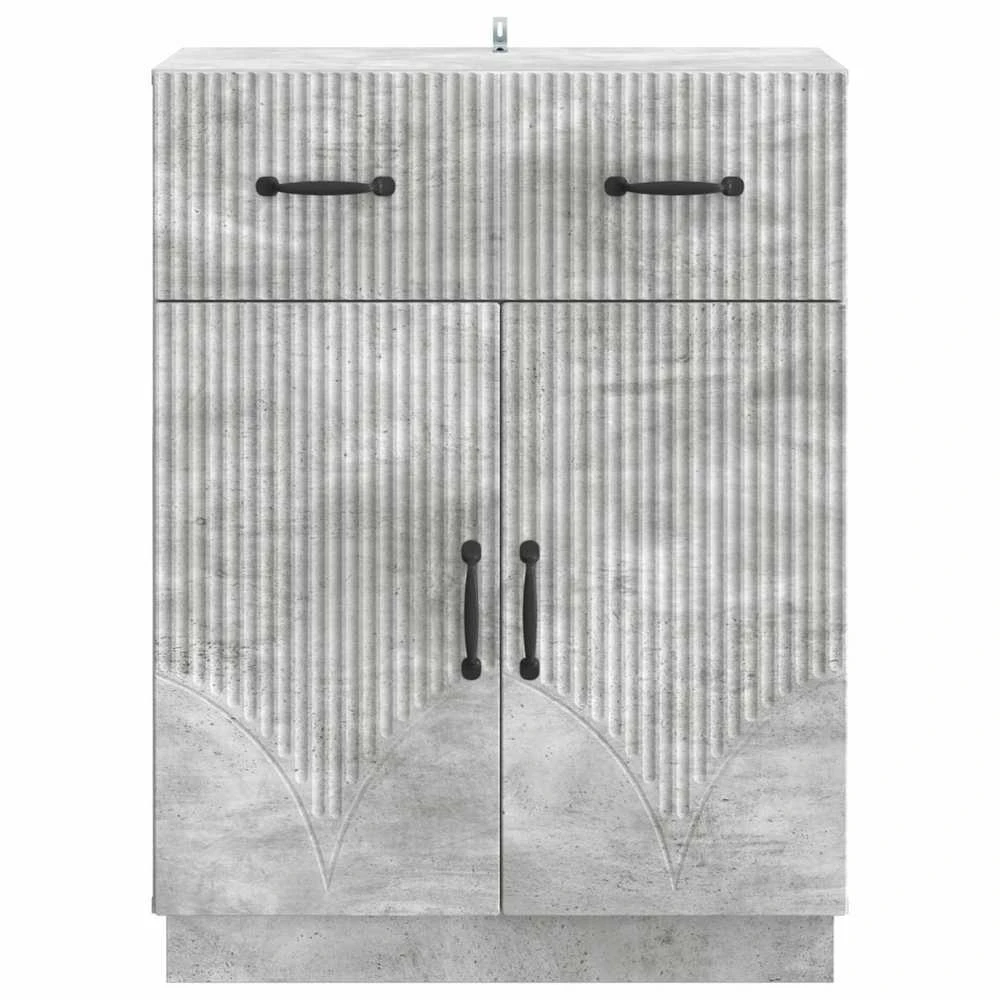 Kabalas Betono pilka 66 x 34,5 x 87 cm Apdirbta mediena