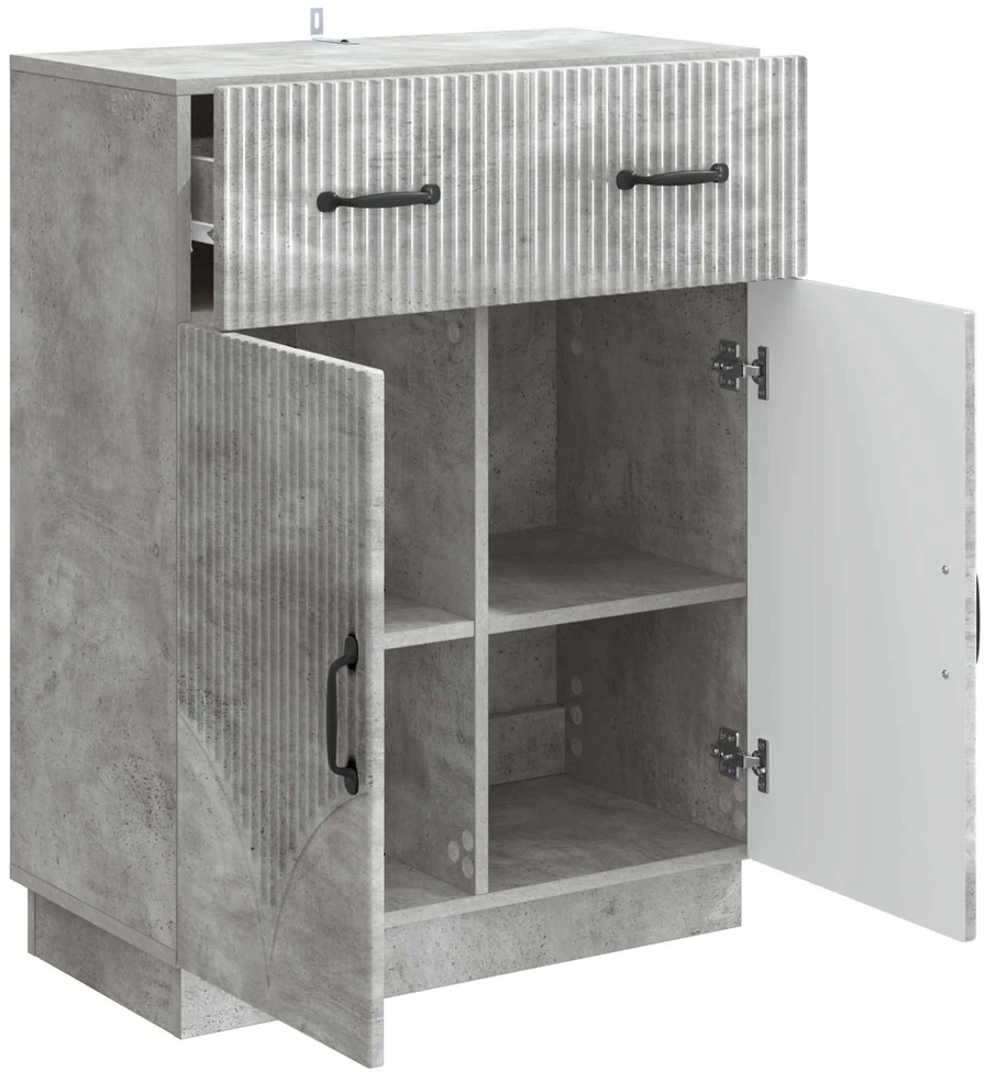 Kabalas Betono pilka 66 x 34,5 x 87 cm Apdirbta mediena
