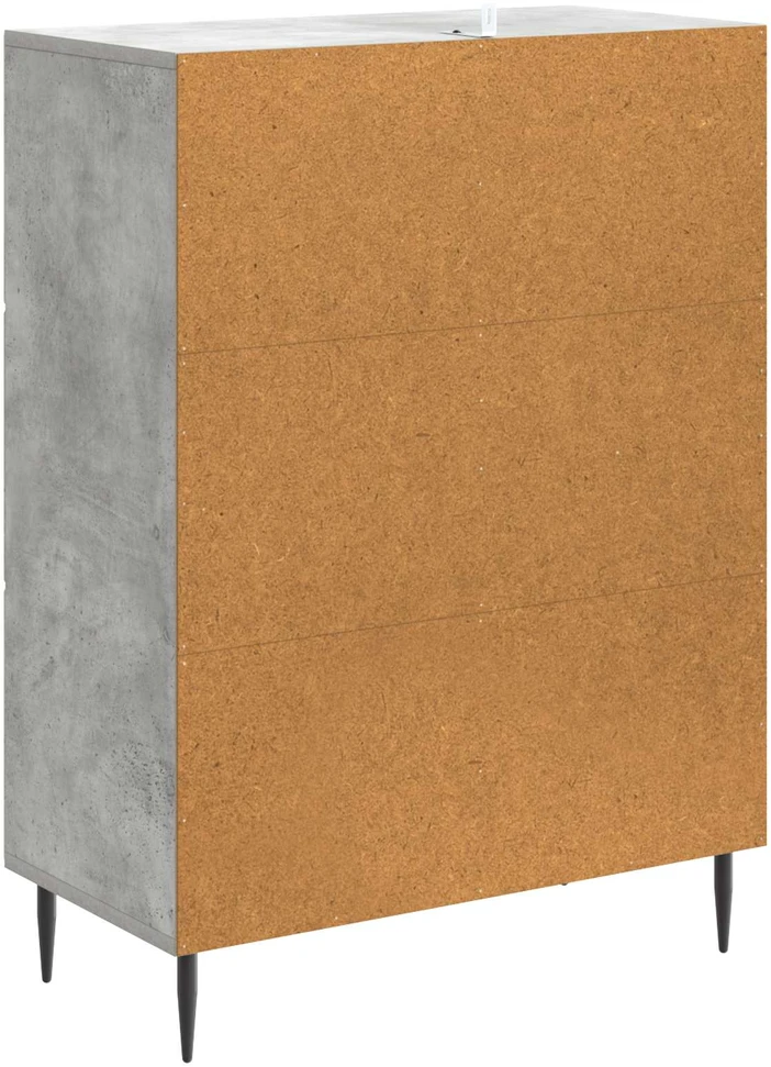 Kabalas Betono pilka 66 x 34,5 x 89,5 cm Apdirbta mediena
