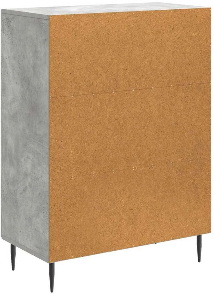 Kabalas Betono pilka 66 x 34,5 x 89,5 cm Apdirbta mediena