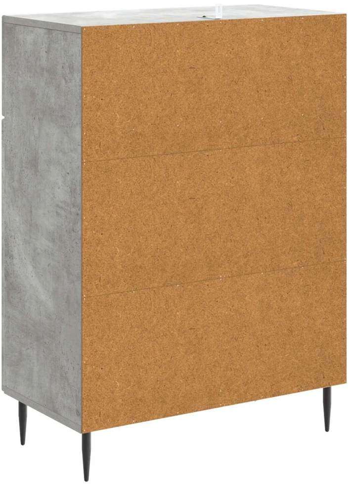 Kabalas Betono pilka 66 x 34,5 x 89,5 cm Apdirbta mediena