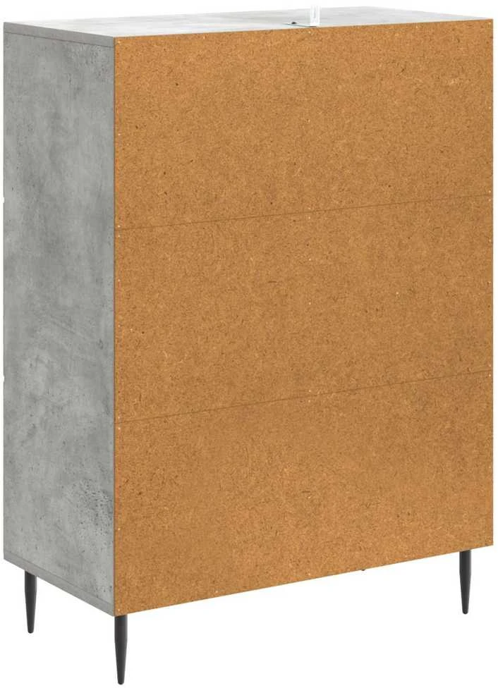 Kabalas Betono pilka 66 x 34,5 x 89,5 cm Apdirbta mediena