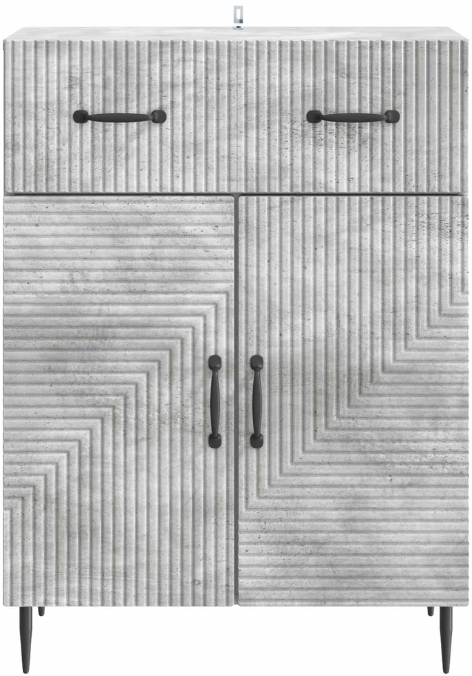 Kabalas Betono pilka 66 x 34,5 x 89,5 cm Apdirbta mediena