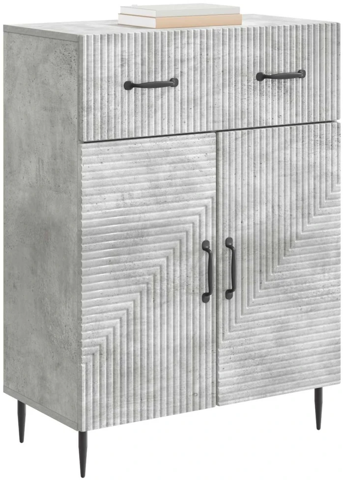 Kabalas Betono pilka 66 x 34,5 x 89,5 cm Apdirbta mediena
