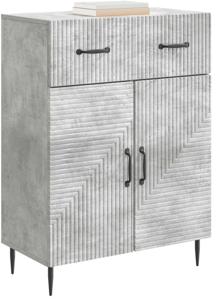 Kabalas Betono pilka 66 x 34,5 x 89,5 cm Apdirbta mediena