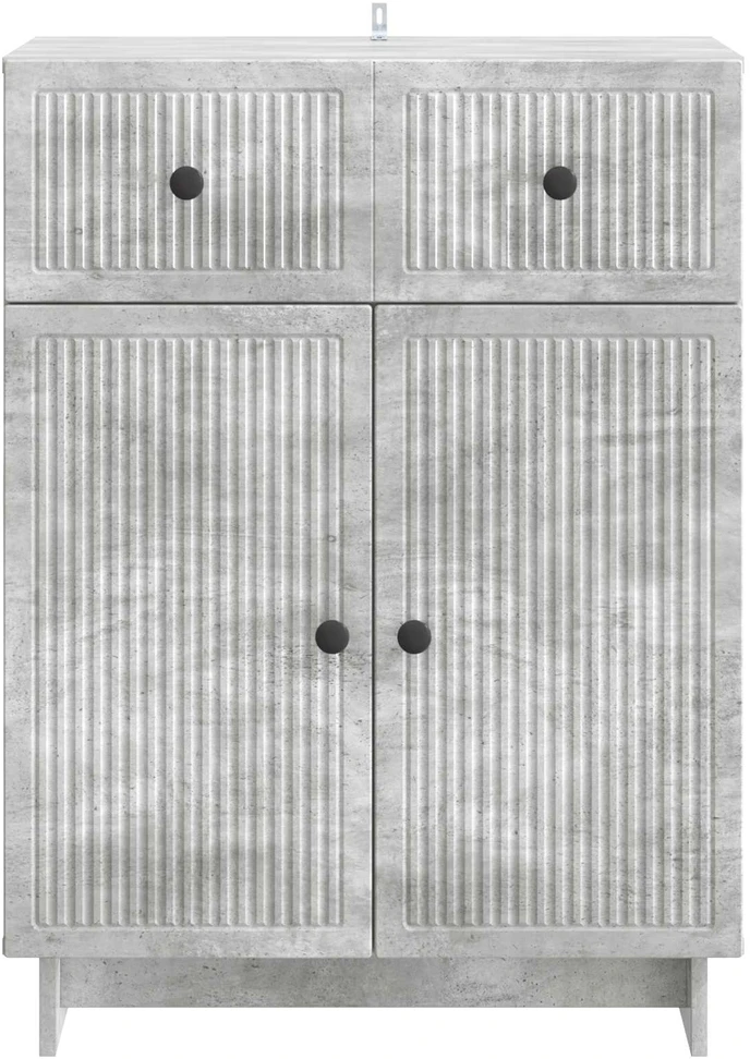 Kabalas Betono pilka 66 x 34,5 x 90 cm Apdirbta mediena