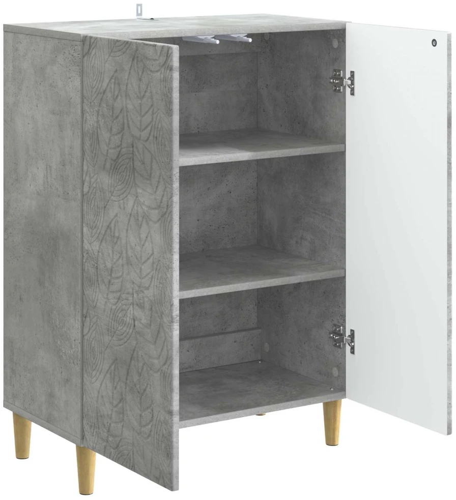 Kabalas Betono pilka 66 x 34,5 x 90 cm Apdirbta mediena