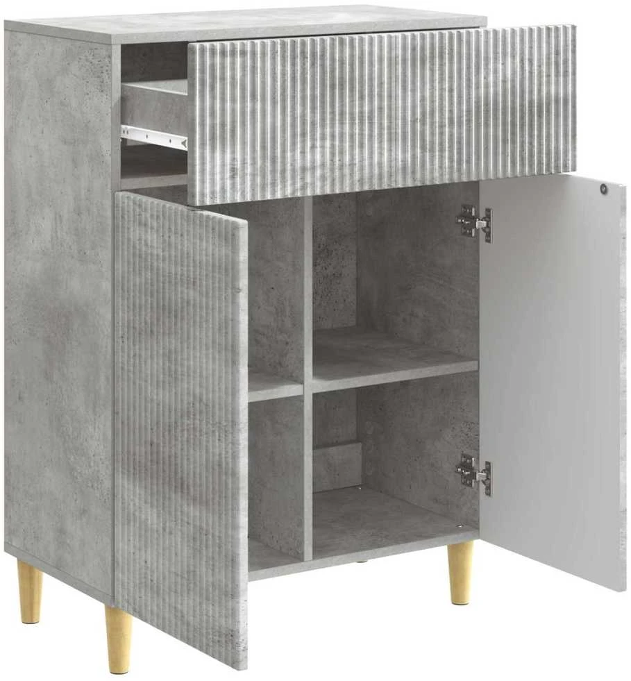 Kabalas Betono pilka 66 x 34,5 x 90 cm Apdirbta mediena