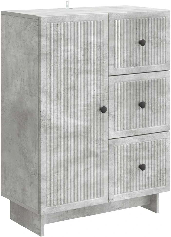 Kabalas Betono pilka 66 x 34,5 x 90 cm Apdirbta mediena