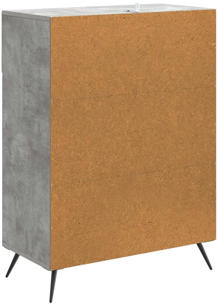 Kabalas Betono pilka 66 x 34,5 x 90 cm Apdirbta mediena
