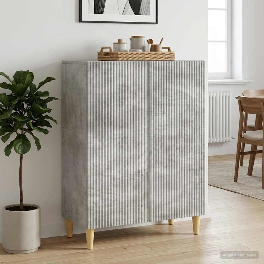 Kabalas Betono pilka 66 x 34,5 x 90 cm Apdirbta mediena