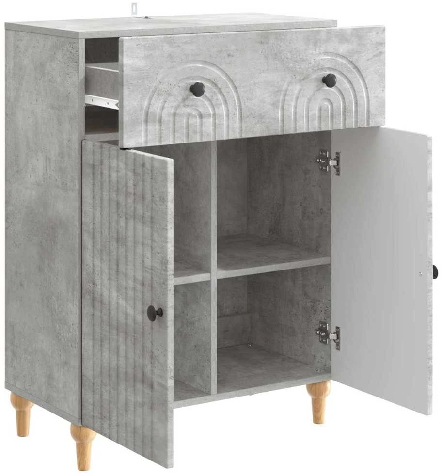 Kabalas Betono pilka 66 x 34,5 x 90 cm Apdirbta mediena