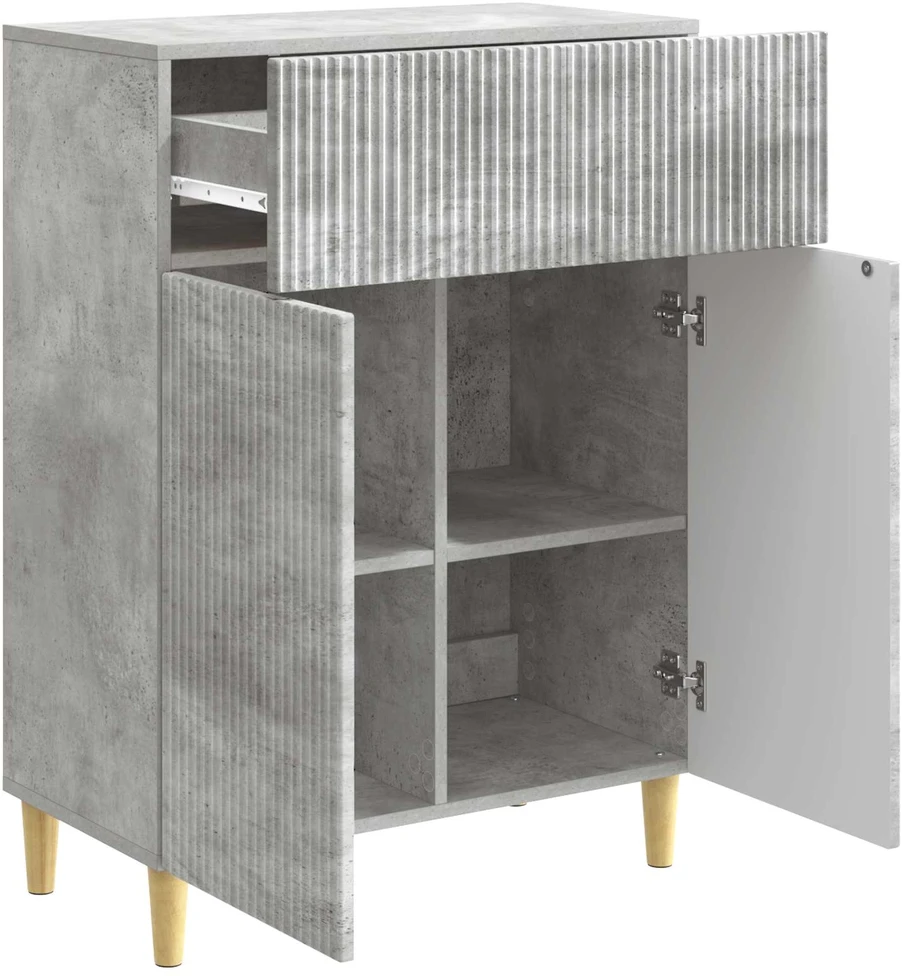 Kabalas Betono pilka 66 x 34,5 x 90 cm Apdirbta mediena