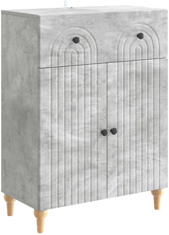 Kabalas Betono pilka 66 x 34,5 x 90 cm Apdirbta mediena