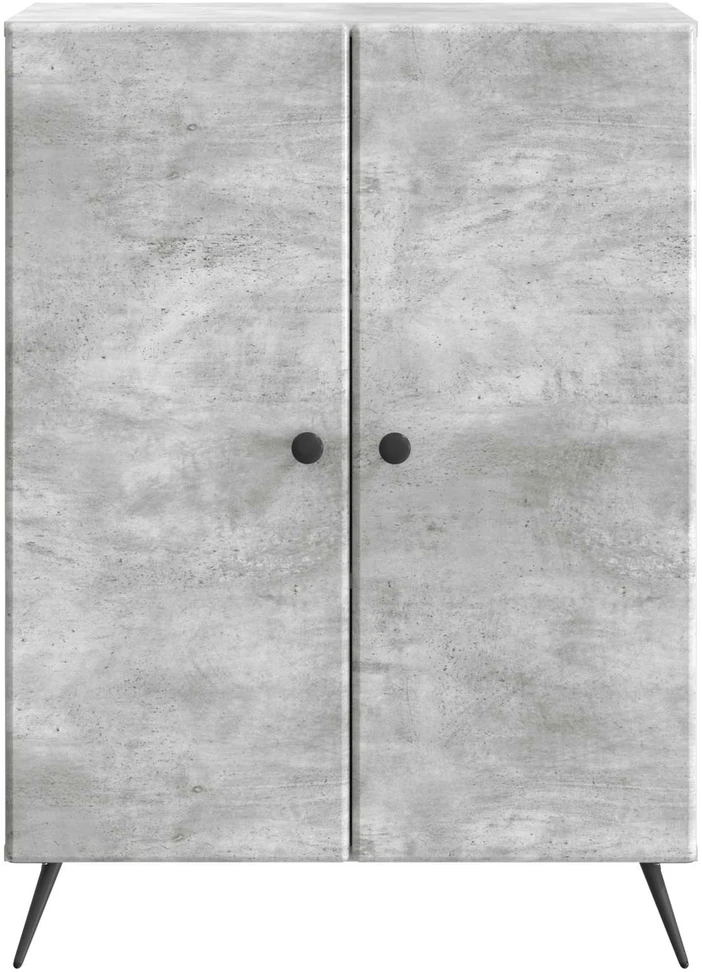 Kabalas Betono pilka 66 x 34,5 x 90 cm Apdirbta mediena
