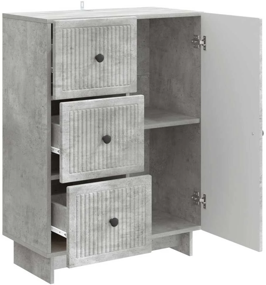 Kabalas Betono pilka 66 x 34,5 x 90 cm Apdirbta mediena
