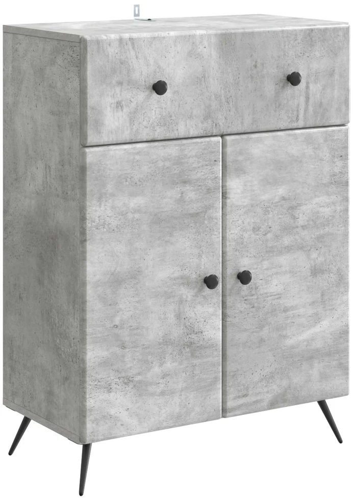 Kabalas Betono pilka 66 x 34,5 x 90 cm Apdirbta mediena