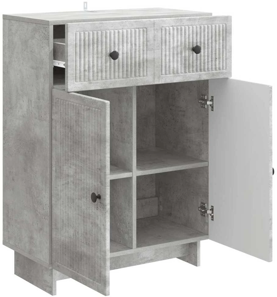 Kabalas Betono pilka 66 x 34,5 x 90 cm Apdirbta mediena