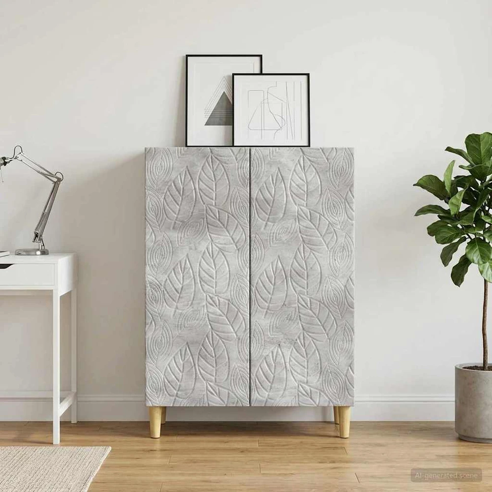 Kabalas Betono pilka 66 x 34,5 x 90 cm Apdirbta mediena