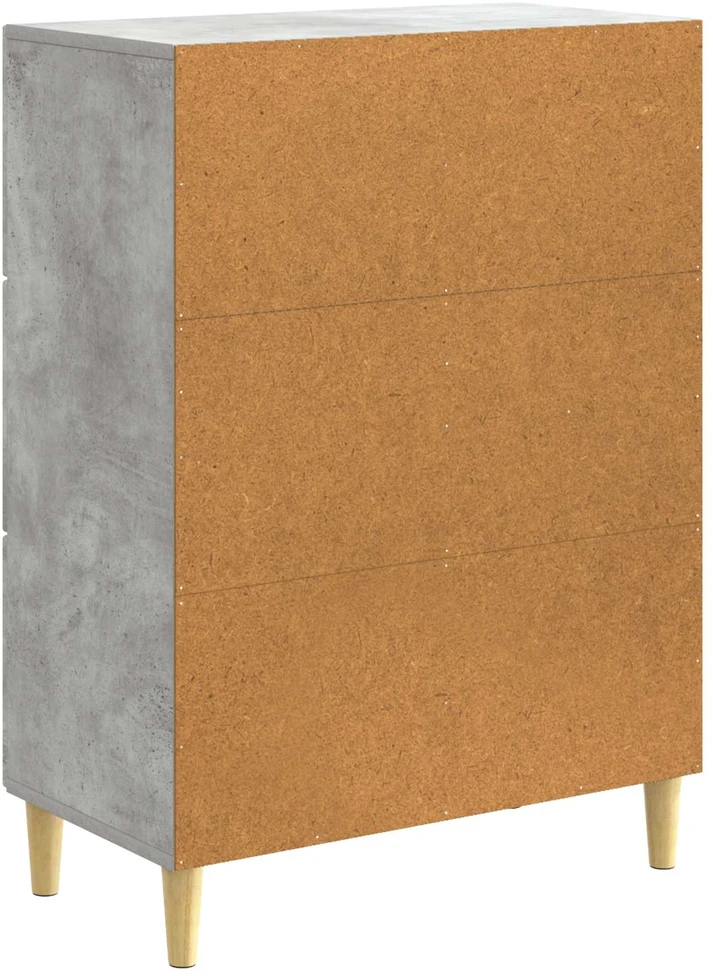 Kabalas Betono pilka 66 x 34,5 x 90 cm Apdirbta mediena