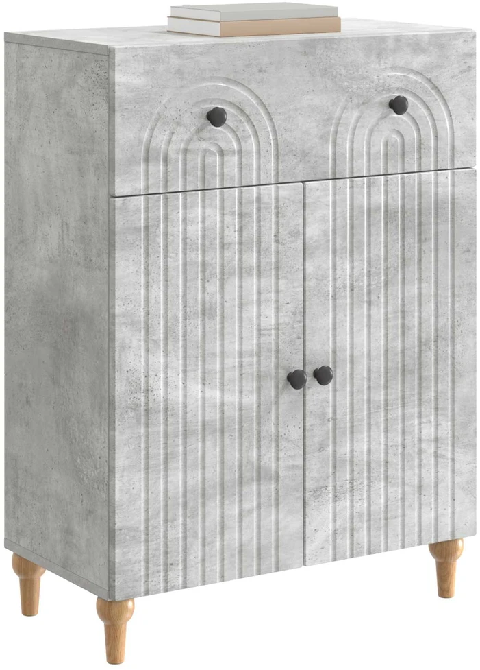 Kabalas Betono pilka 66 x 34,5 x 90 cm Apdirbta mediena