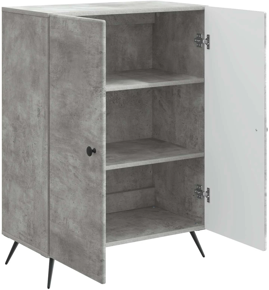 Kabalas Betono pilka 66 x 34,5 x 90 cm Apdirbta mediena