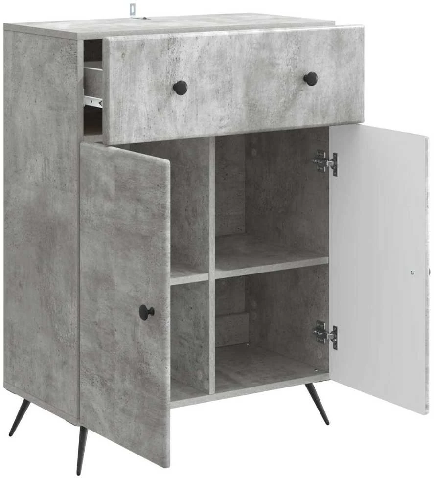 Kabalas Betono pilka 66 x 34,5 x 90 cm Apdirbta mediena