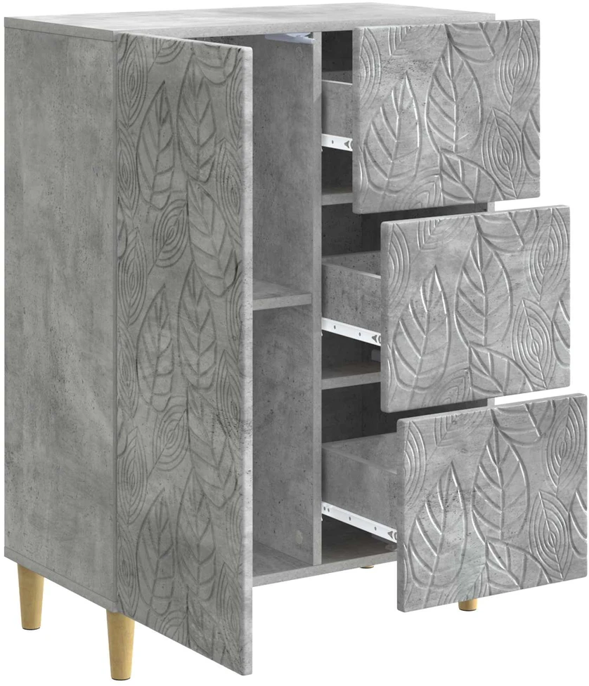 Kabalas Betono pilka 66 x 34,5 x 90 cm Apdirbta mediena