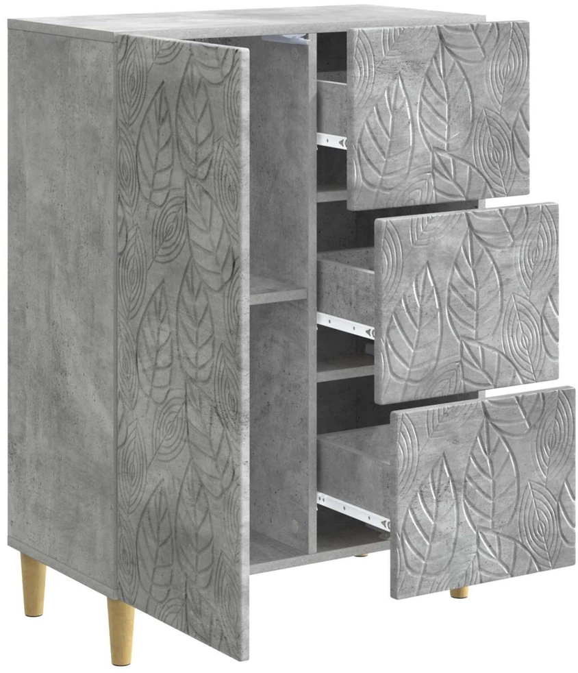 Kabalas Betono pilka 66 x 34,5 x 90 cm Apdirbta mediena