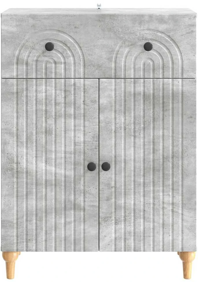 Kabalas Betono pilka 66 x 34,5 x 90 cm Apdirbta mediena