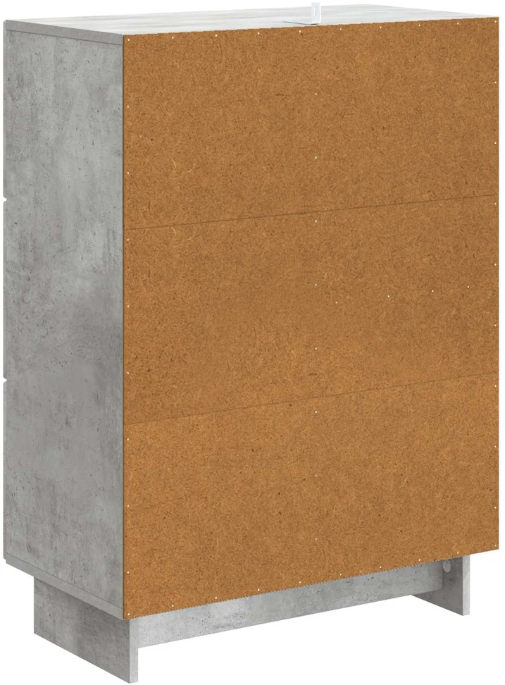 Kabalas Betono pilka 66 x 34,5 x 90 cm Apdirbta mediena