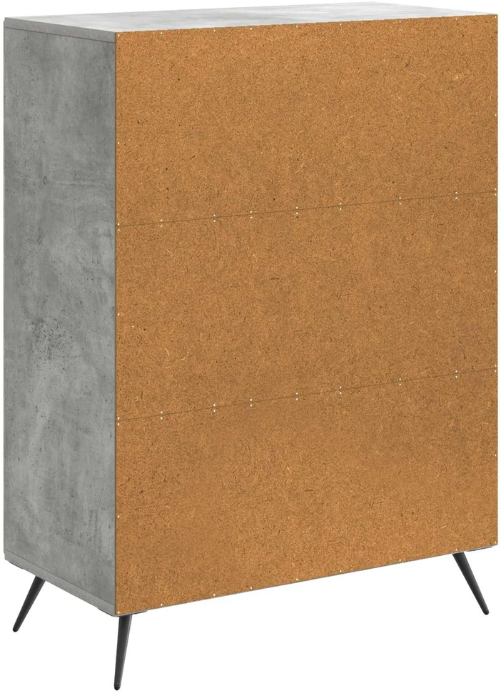 Kabalas Betono pilka 66 x 34,5 x 90 cm Apdirbta mediena