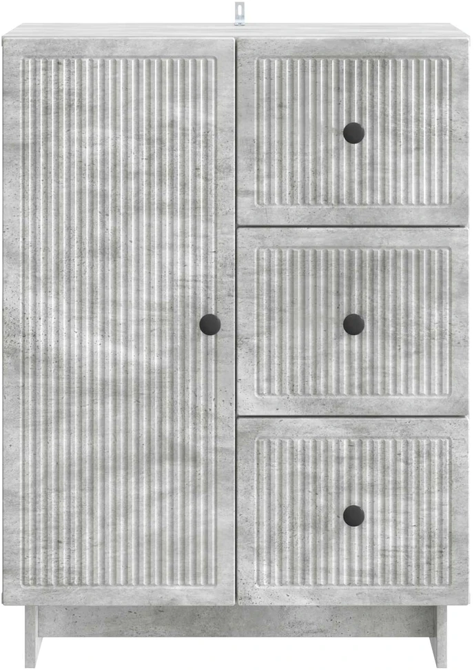 Kabalas Betono pilka 66 x 34,5 x 90 cm Apdirbta mediena