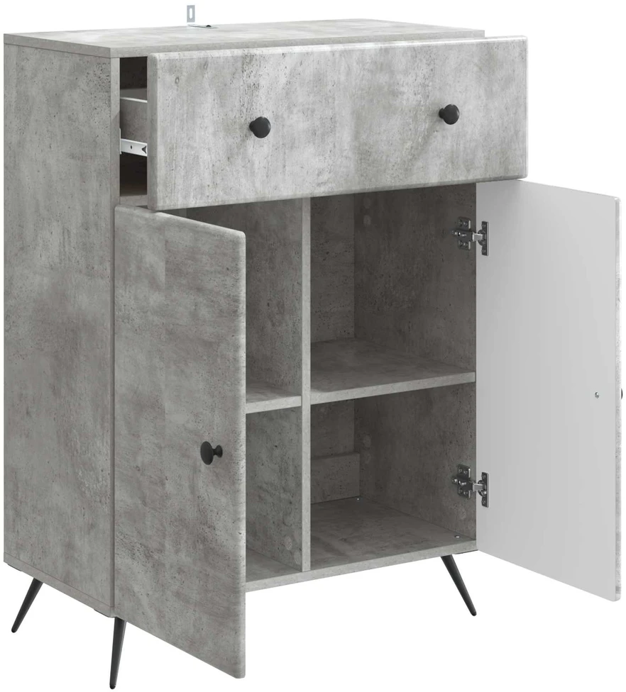 Kabalas Betono pilka 66 x 34,5 x 90 cm Apdirbta mediena