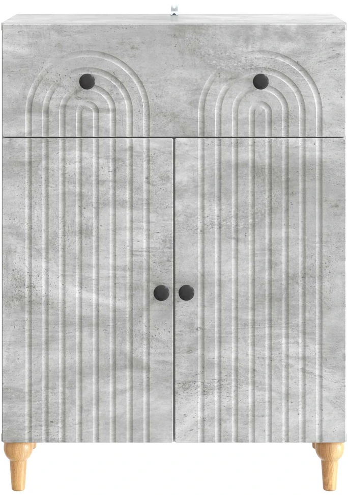 Kabalas Betono pilka 66 x 34,5 x 90 cm Apdirbta mediena