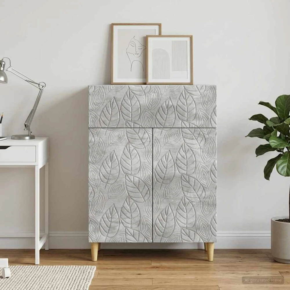 Kabalas Betono pilka 66 x 34,5 x 90 cm Apdirbta mediena