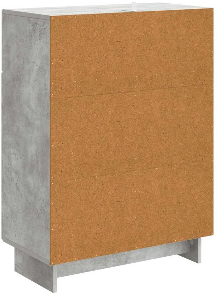 Kabalas Betono pilka 66 x 34,5 x 90 cm Apdirbta mediena