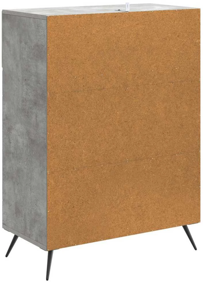 Kabalas Betono pilka 66 x 34,5 x 90 cm Apdirbta mediena
