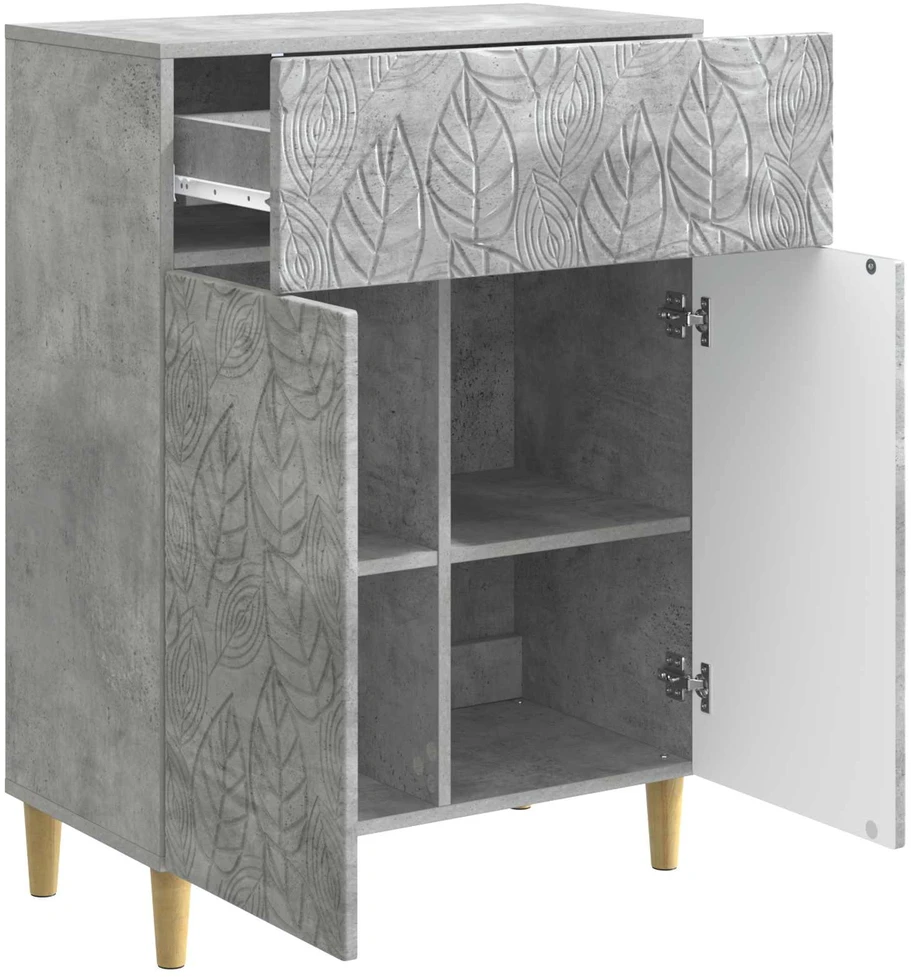Kabalas Betono pilka 66 x 34,5 x 90 cm Apdirbta mediena
