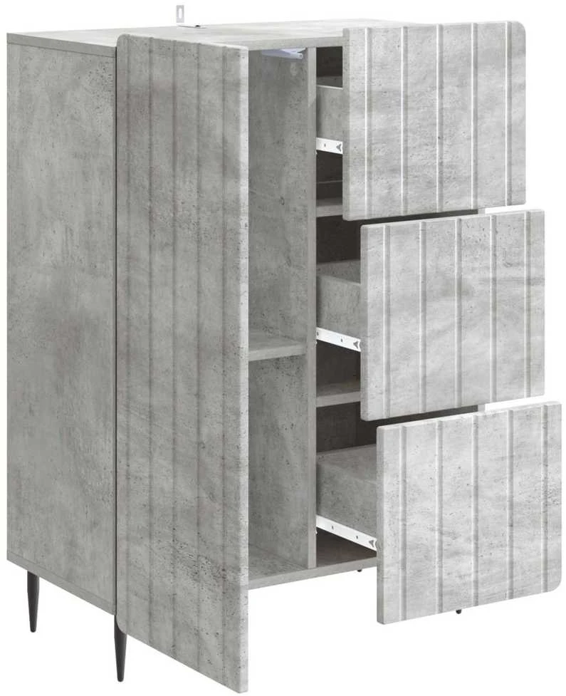 Kabalas Betono pilka 66 x 34,5 x 91,5 cm Apdirbta mediena