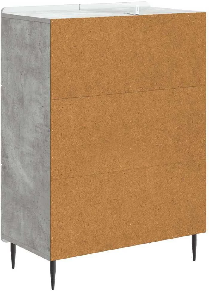 Kabalas Betono pilka 66 x 34,5 x 91,5 cm Apdirbta mediena
