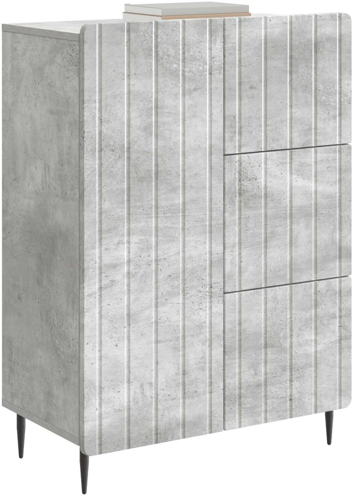Kabalas Betono pilka 66 x 34,5 x 91,5 cm Apdirbta mediena
