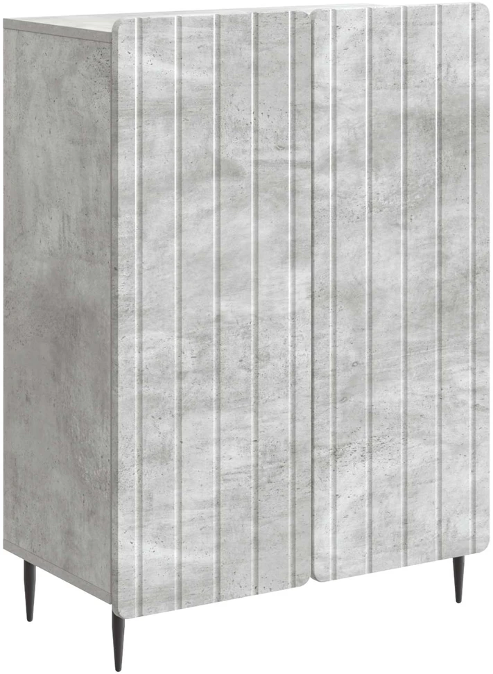 Kabalas Betono pilka 66 x 34,5 x 92 cm Apdirbta mediena