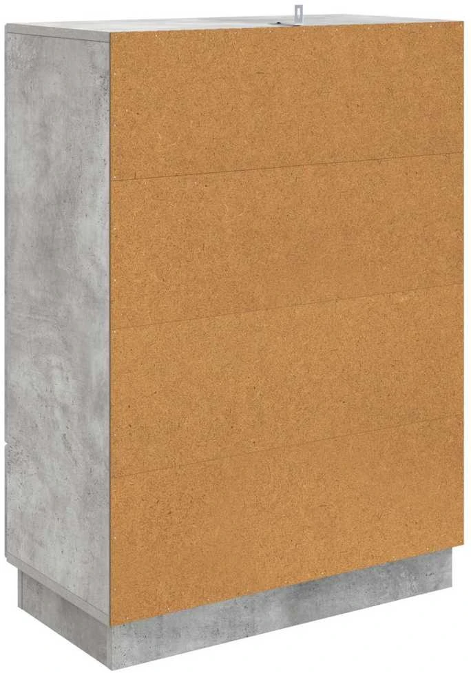 Kabalas Betono pilka 66 x 34,5 x 92 cm Apdirbta mediena