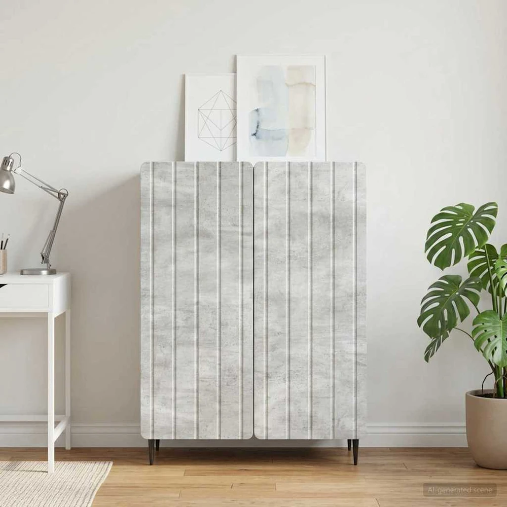 Kabalas Betono pilka 66 x 34,5 x 92 cm Apdirbta mediena