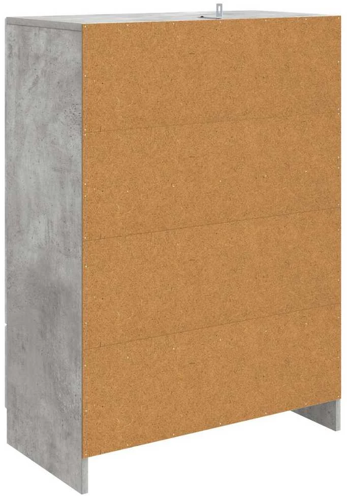 Kabalas Betono pilka 66 x 34,5 x 92 cm Apdirbta mediena