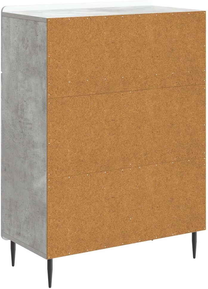 Kabalas Betono pilka 66 x 34,5 x 92 cm Apdirbta mediena