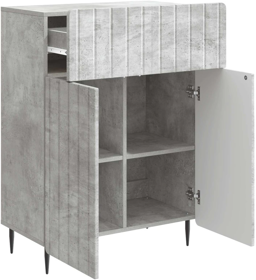 Kabalas Betono pilka 66 x 34,5 x 92 cm Apdirbta mediena
