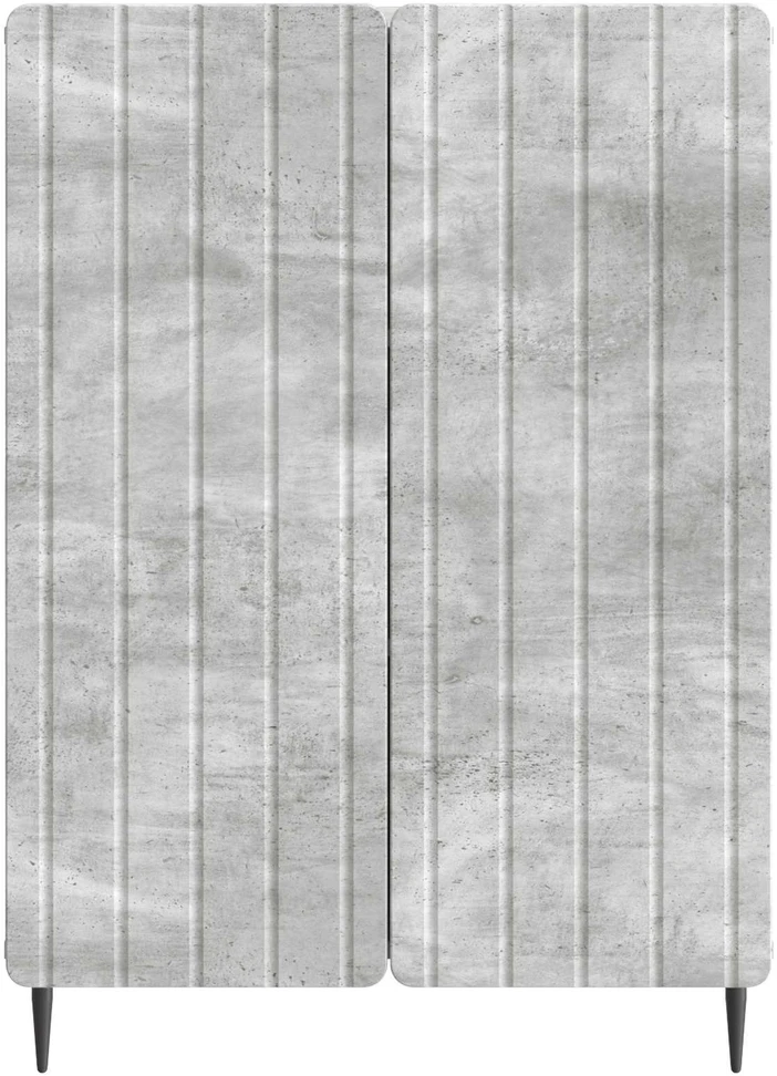 Kabalas Betono pilka 66 x 34,5 x 92 cm Apdirbta mediena